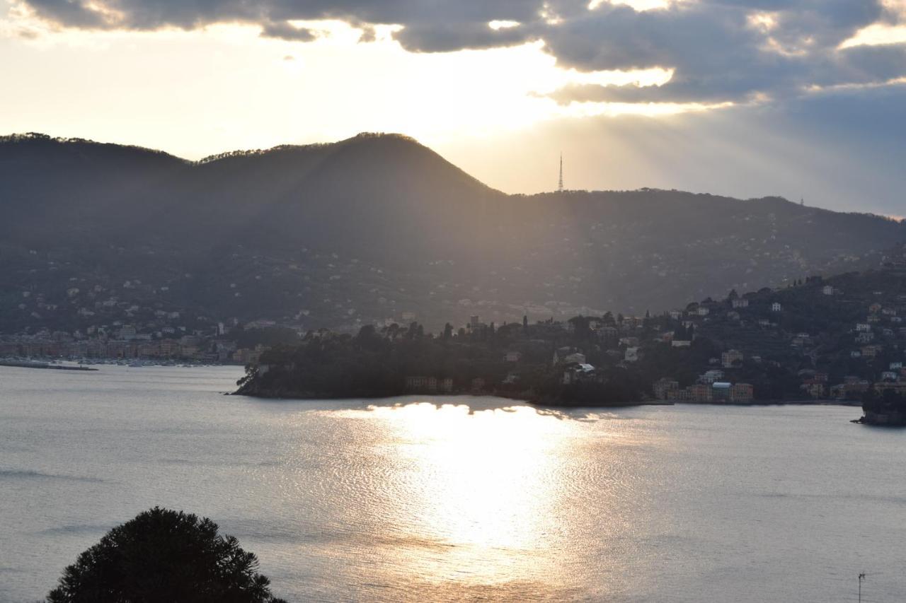 Villa Il Respiro Zoagli Bagian luar foto